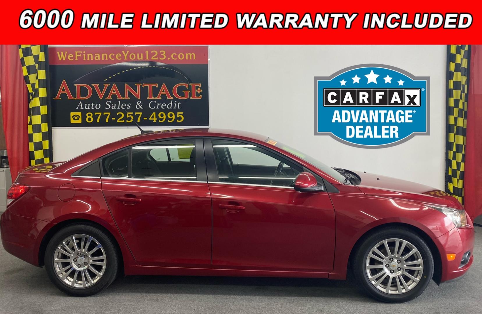 2011 RED /BLACK Chevrolet Cruze 2LT (1G1PJ5S92B7) with an 1.4L L4 DOHC 16V TURBO engine, 6-Speed Automatic transmission, located at 533 S West End Blvd., Quakertown, PA, 18951, (877) 257-4995, 40.343994, -75.303604 - INCLUDED IN THE SALE PRICE OF EVERY VEHICLE: 48 Hour Money Back Guarantee 6 Month - 6,000 Mile Warranty Brand New PA State Inspection & Emission $10 Oil Changes for the Life of the Loan Complete CARFAX - Photo#0